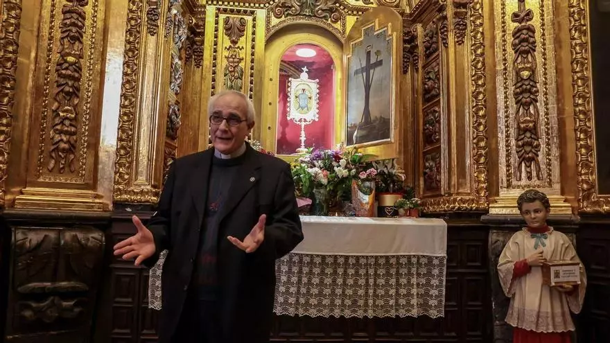 Miguel Ángel Cremades, capellán del monasterio de la Santa Faz