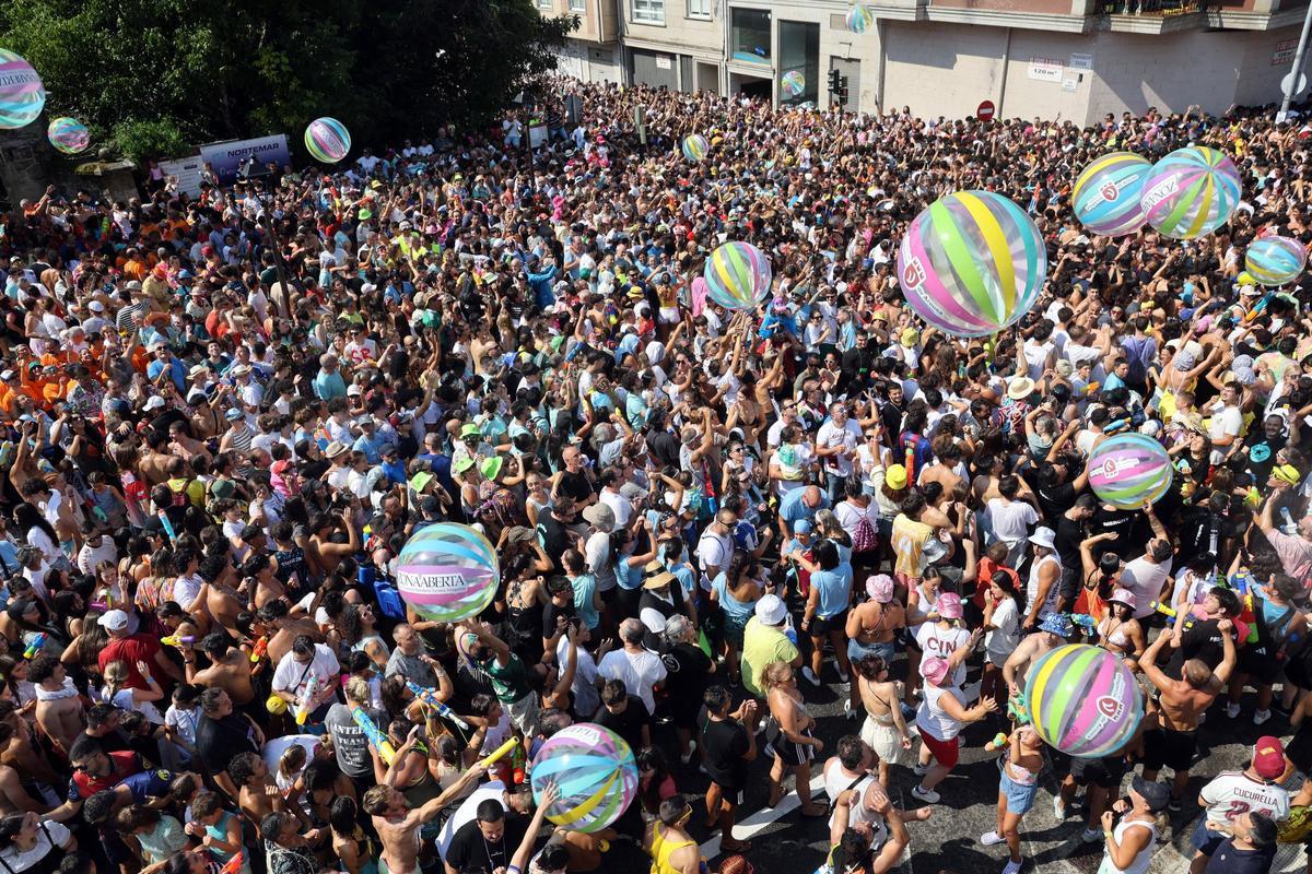 vilagarcia de arousa festa da auga zona do pregon