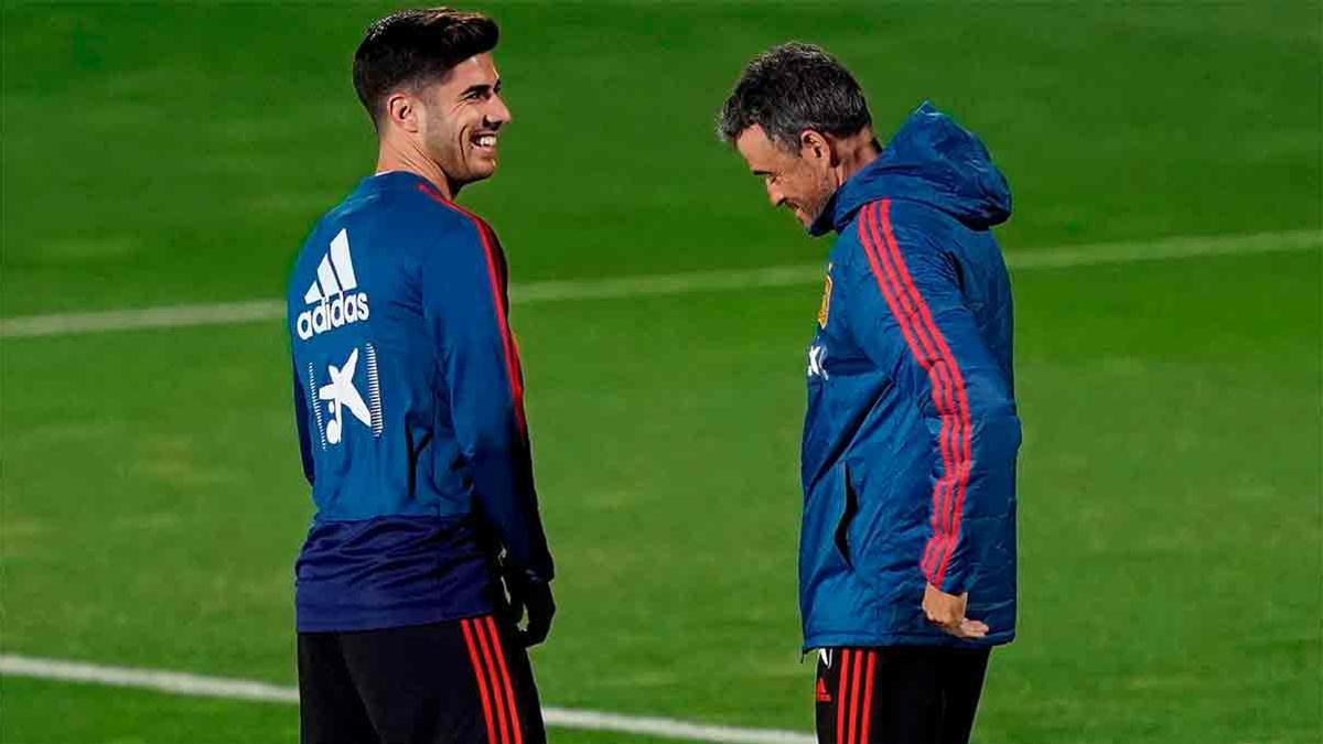 El dardo de Luis Enrique a Asensio: "Debe estar ahora viendo una serie de Netflix en el sofá"