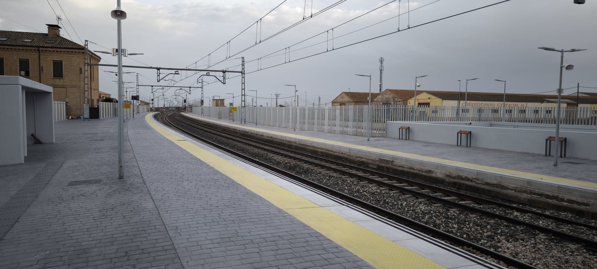 En imágenes | Las nuevas instalaciones en la estación de tren de Gallur