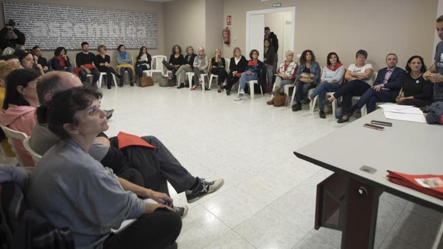 Un moment del taller de formació no violenta