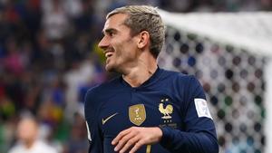 Griezmann, durante un partido con Les Bleus