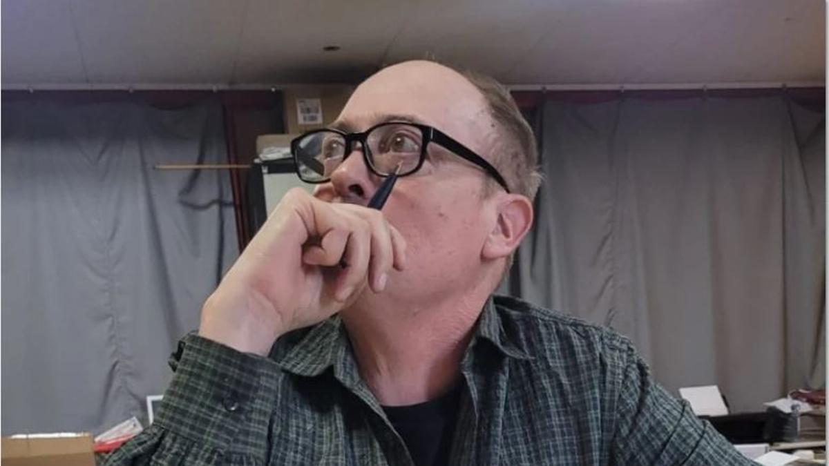 L'escriptor Àngel Burgas, en una presentació recent.