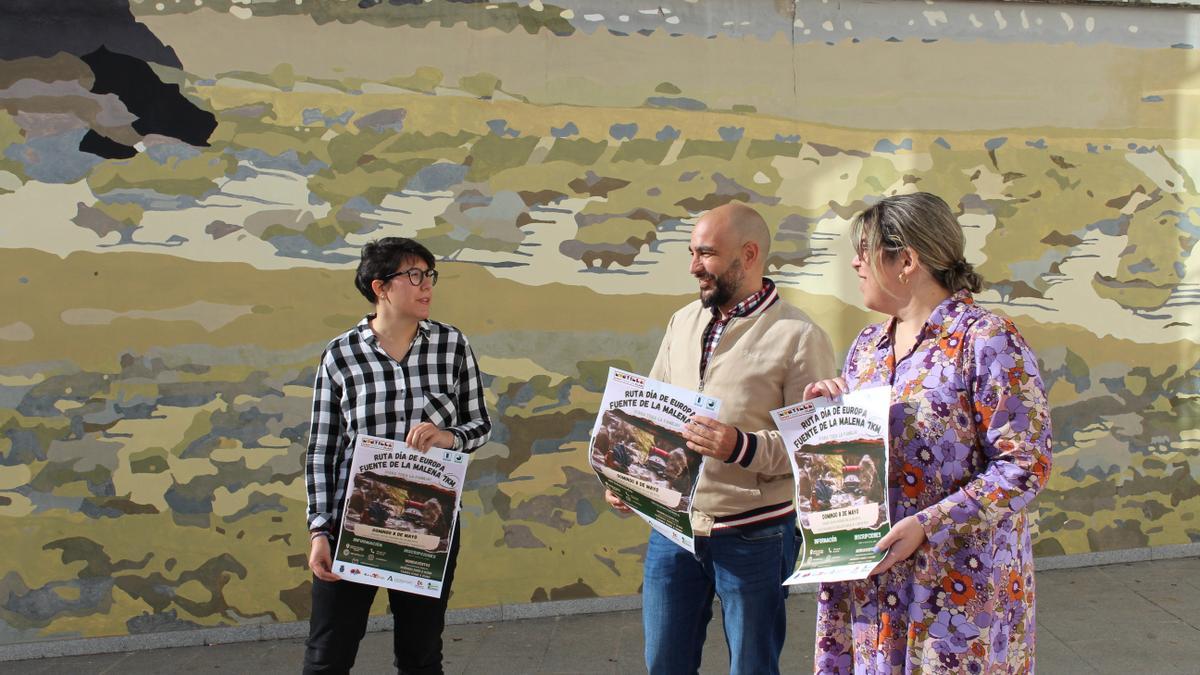 Presentación de la ruta senderista por el Día de Europa en Montilla.