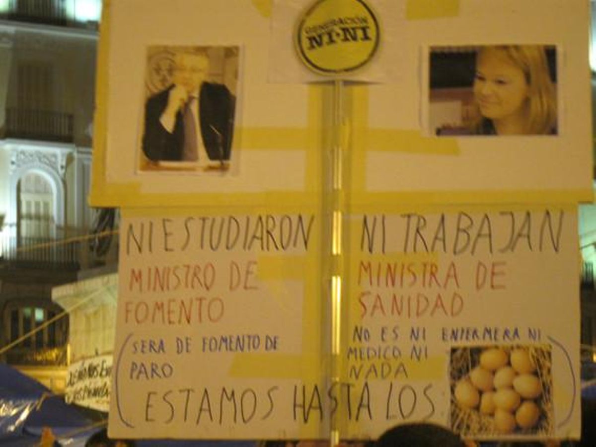 Pepe Blanco i Leire Pajín presents a #acampadasol