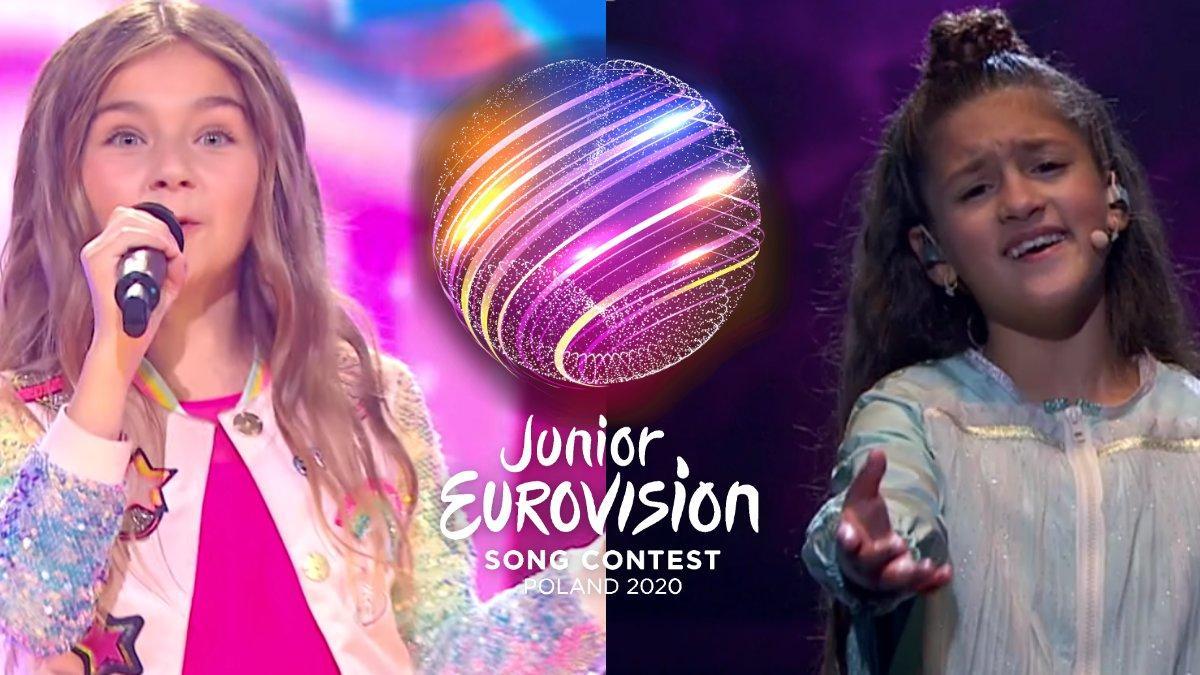 Valentina y Soleá, representantes de Francia y España en Eurovisión Junior 2020