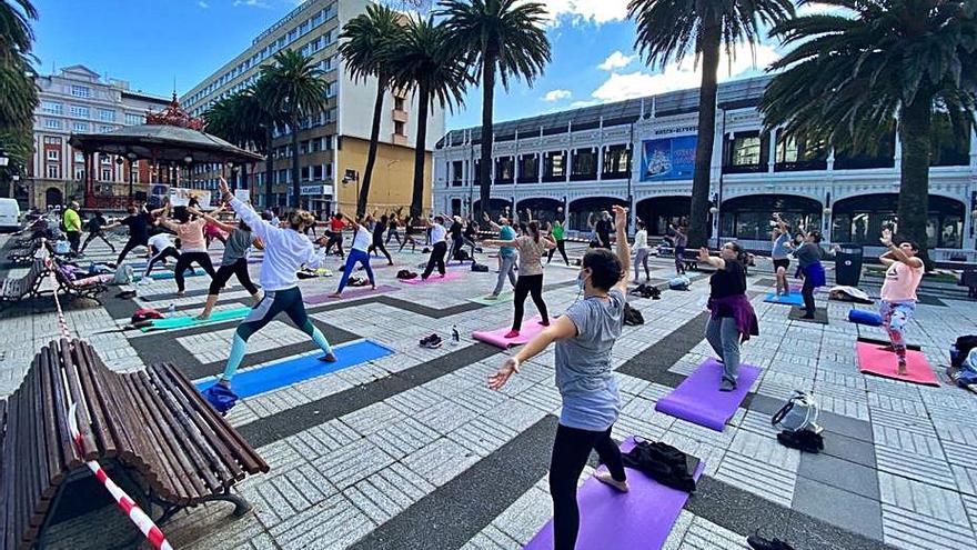 Festival Yoga Noroeste, en Méndez Núñez