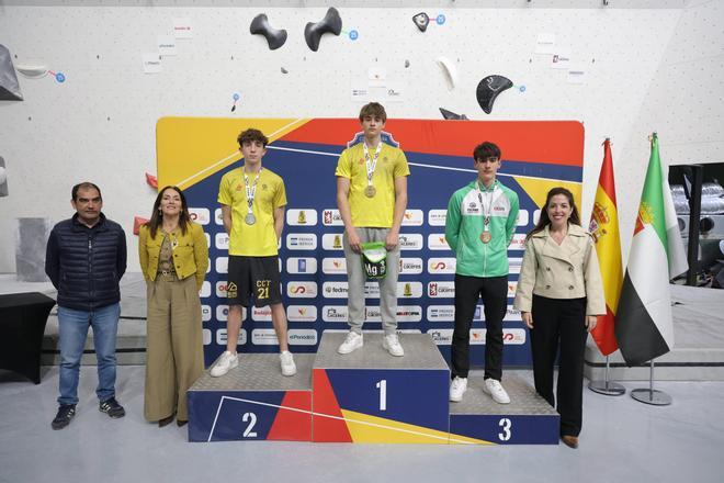Galería | Podio primera jornada de la Copa de España de Escalada en Cáceres