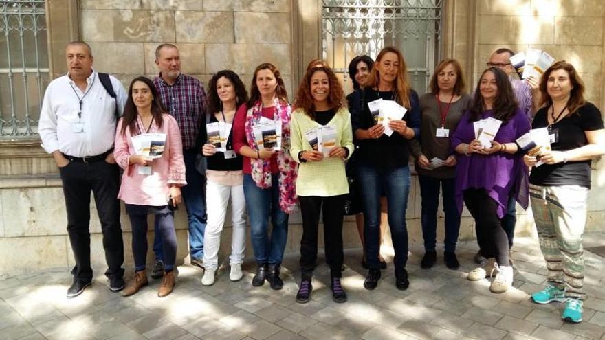 Aurora Jhardi, ayer, en la presentación de la campaña.