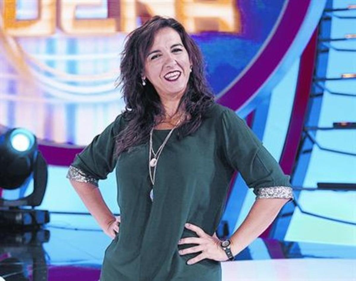 Llum Barrera, al plató del concurs d’A-3 TV ’Tu cara me suena’. Llum Barrera, al plató del concurs d’A-3 TV ’Tu cara me suena’.