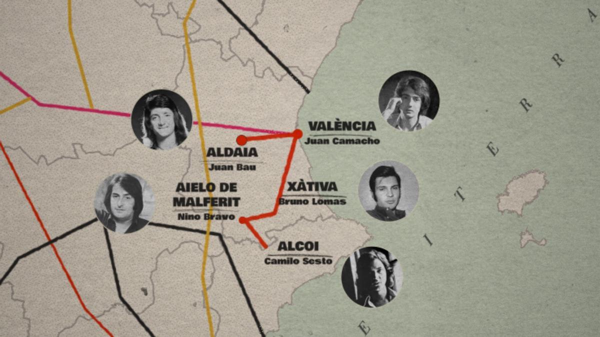 100 kilómetros de carretera entre Valencia y Alcoi determinaron el destino de los cantantes valencianos.