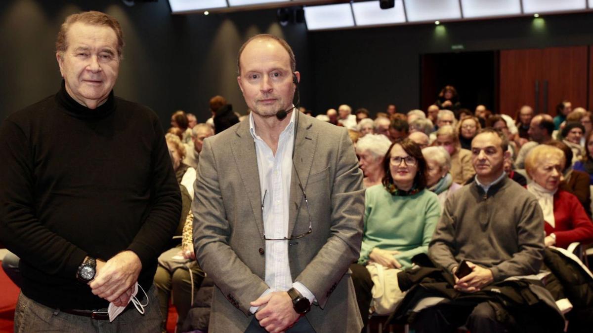 De izquierda a derecha, Pedro Sánchez Lazo y Mario Fernández Fraga. | IRMA COLLÍN