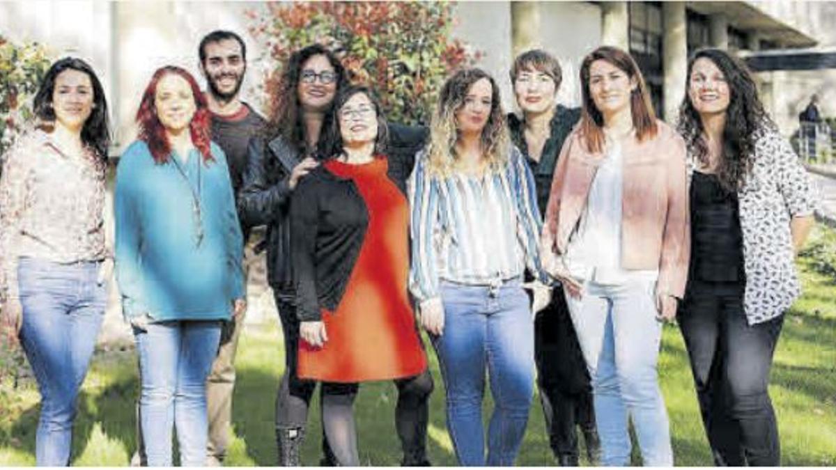 Integrantes del programa ‘Contexto’ de la asociación PSIMA.