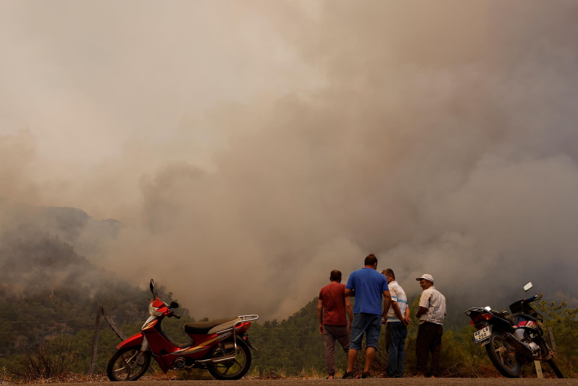 Incendios en Grecia y Turquía