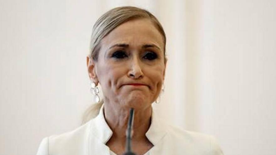 Cifuentes dimite como presidenta del PP de Madrid