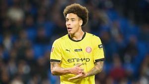 Axel Witsel, durante un partido con el Girona