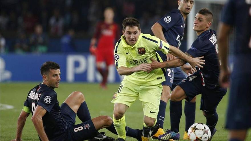 El PSG inclina al Barcelona en una noche mágica en París