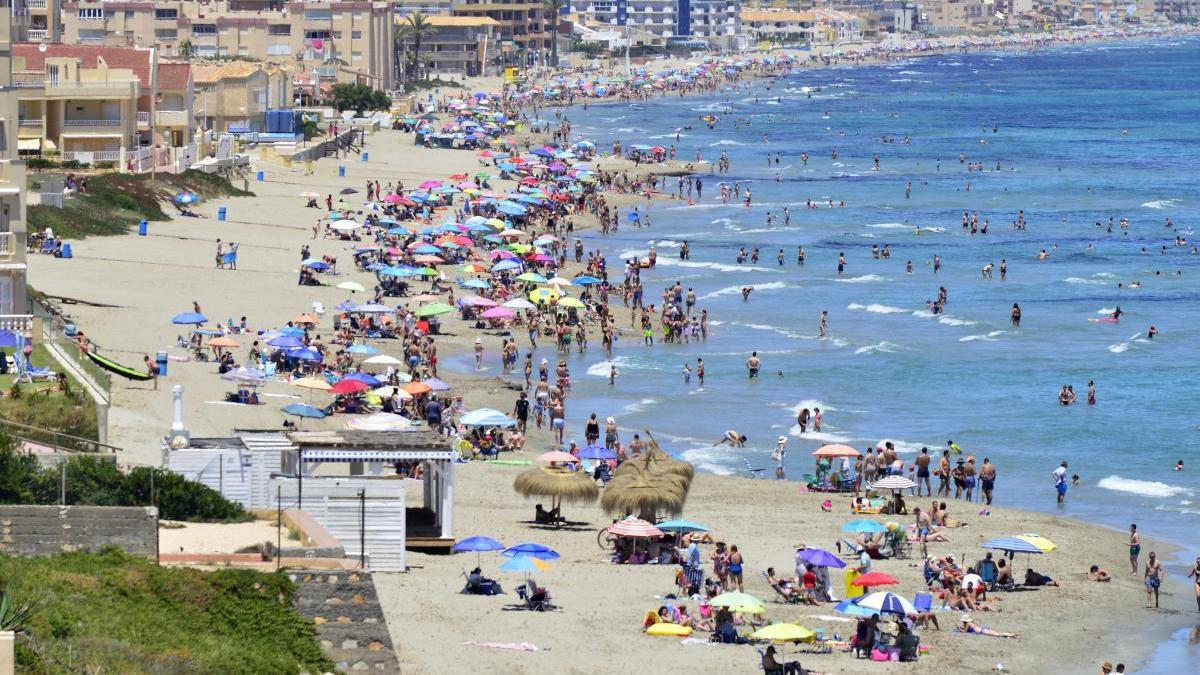 Una playa de La Manga