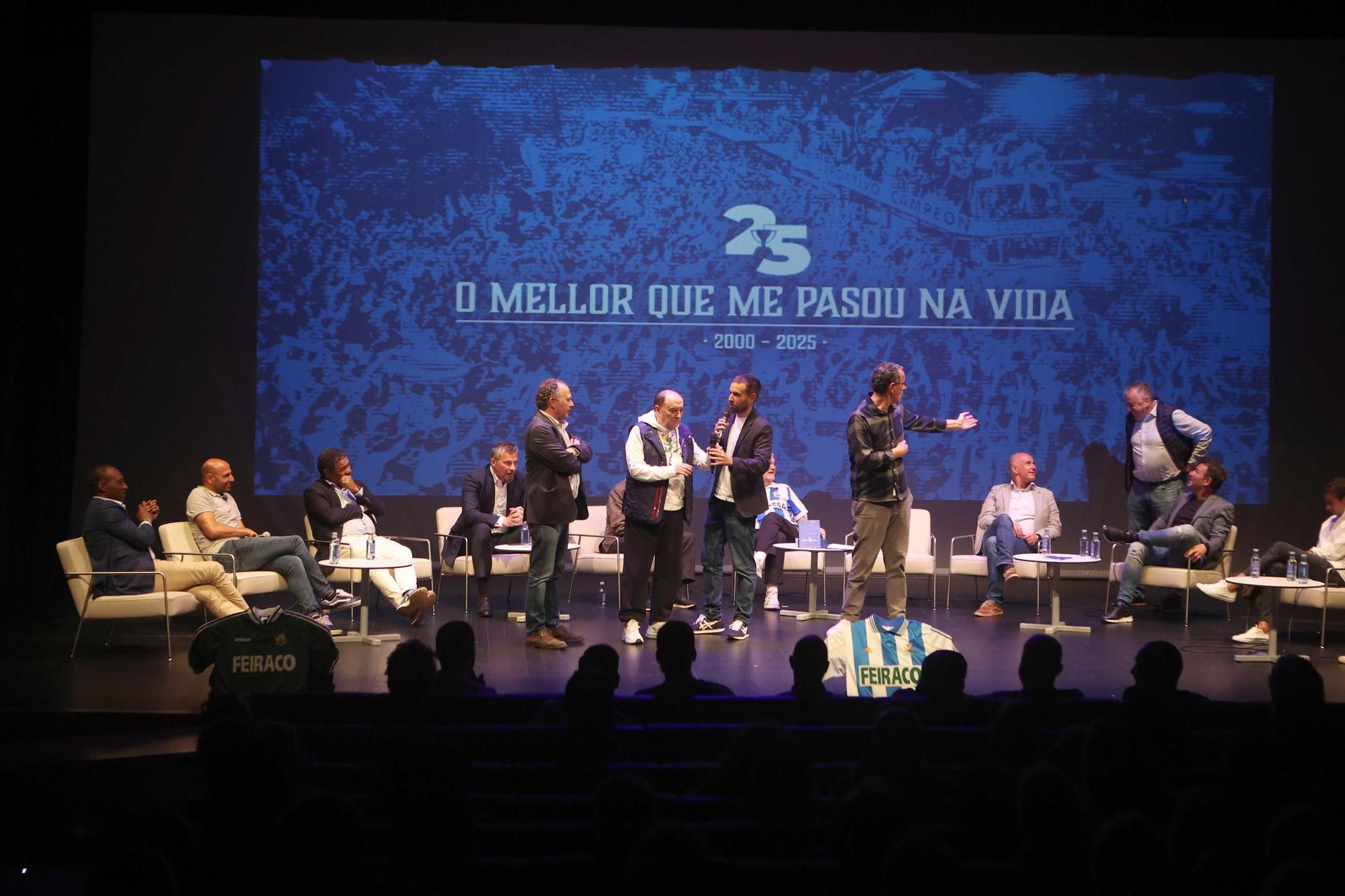 Acto en el Ágora por el 25 años de La Liga del Deportivo