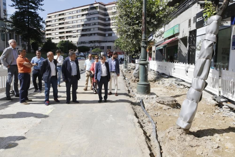 Así avanzan las obras de humanización de García Barbón