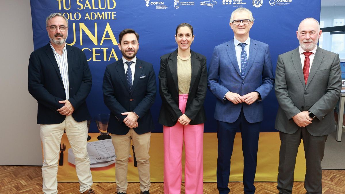 Presentación de la campaña ‘Tu salud solo admite una receta’.