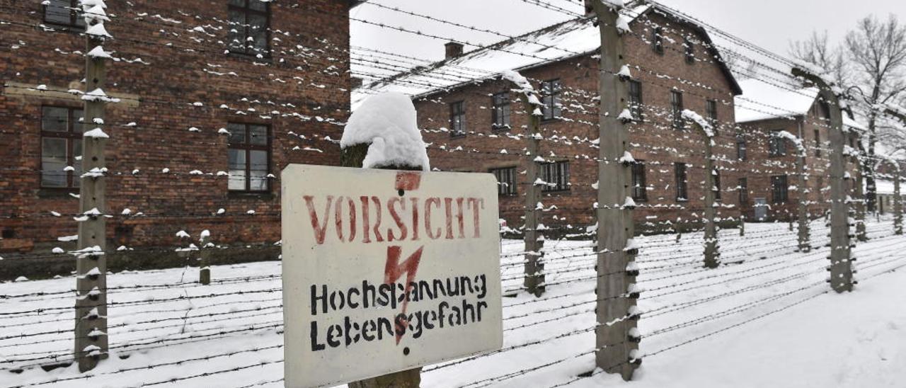 Imagen de archivo de un campo de concentración nazi.