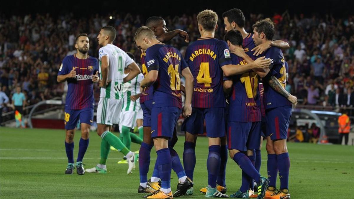 Cómodo triunfo del FC Barcelona ante el Betis (2-0) en el Camp Nou