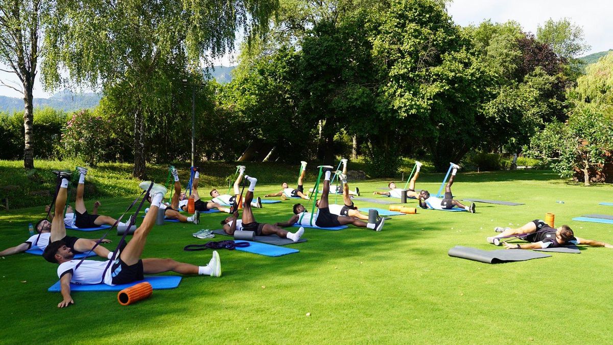 El CD Castellón trabaja en pretemporada en el Royalverd Training Center, cerca de Olot.