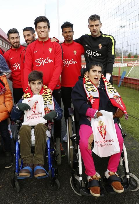 Entrenamiento del Sporting