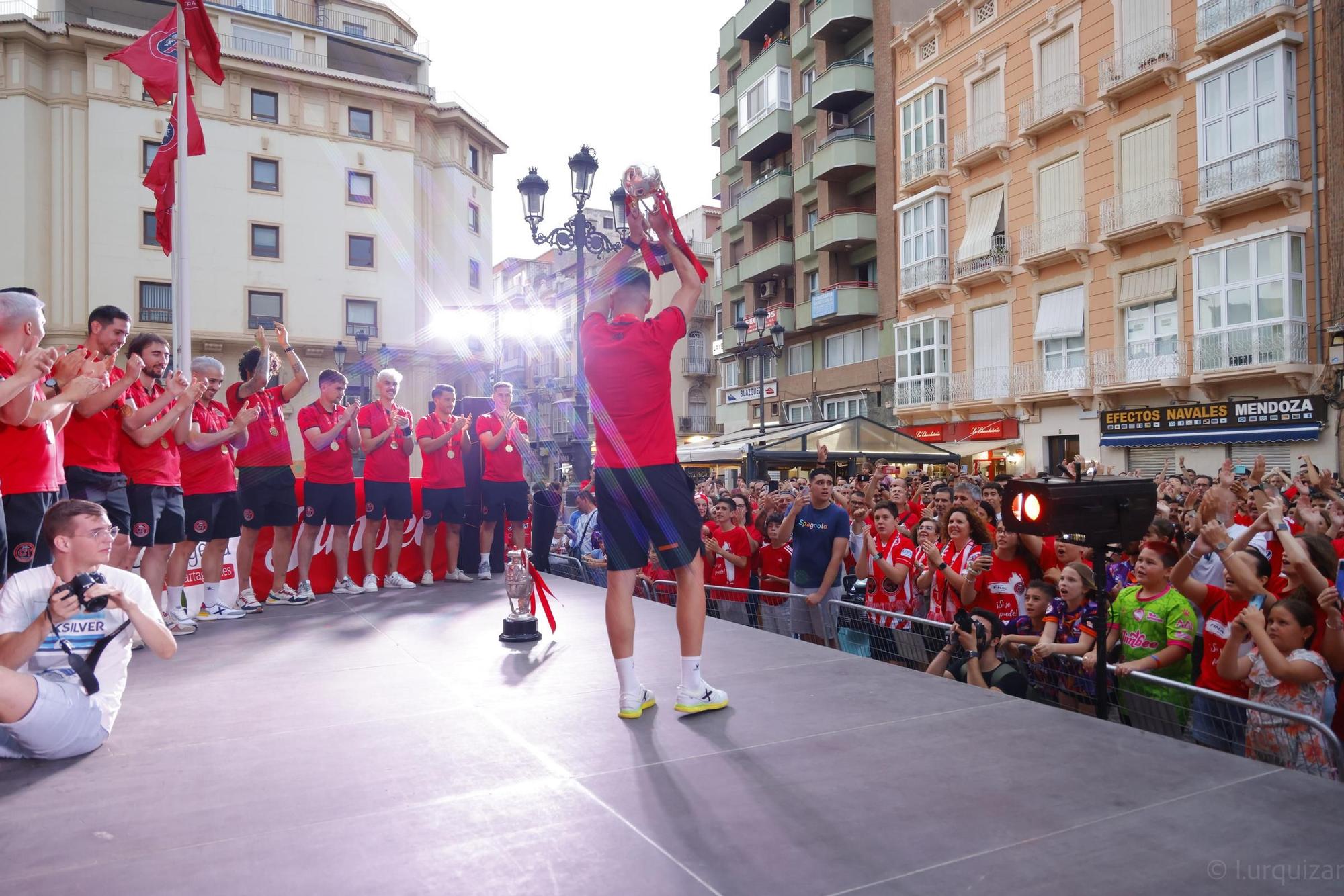 Las imágenes de la celebración del Jimbee Cartagena, campeón de liga