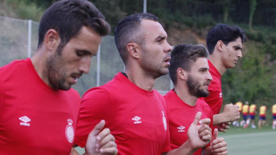 Primer entrenament de temporada del Girona