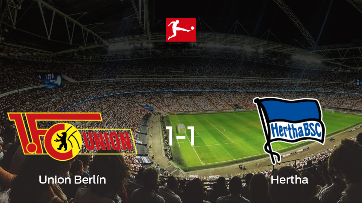 El Union Berlín y el Hertha Berlín reparten los puntos tras empatar a uno