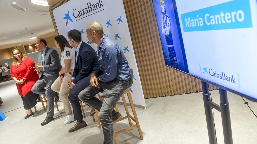 Recepción a María Cantero tras la celebración de la Copa América
