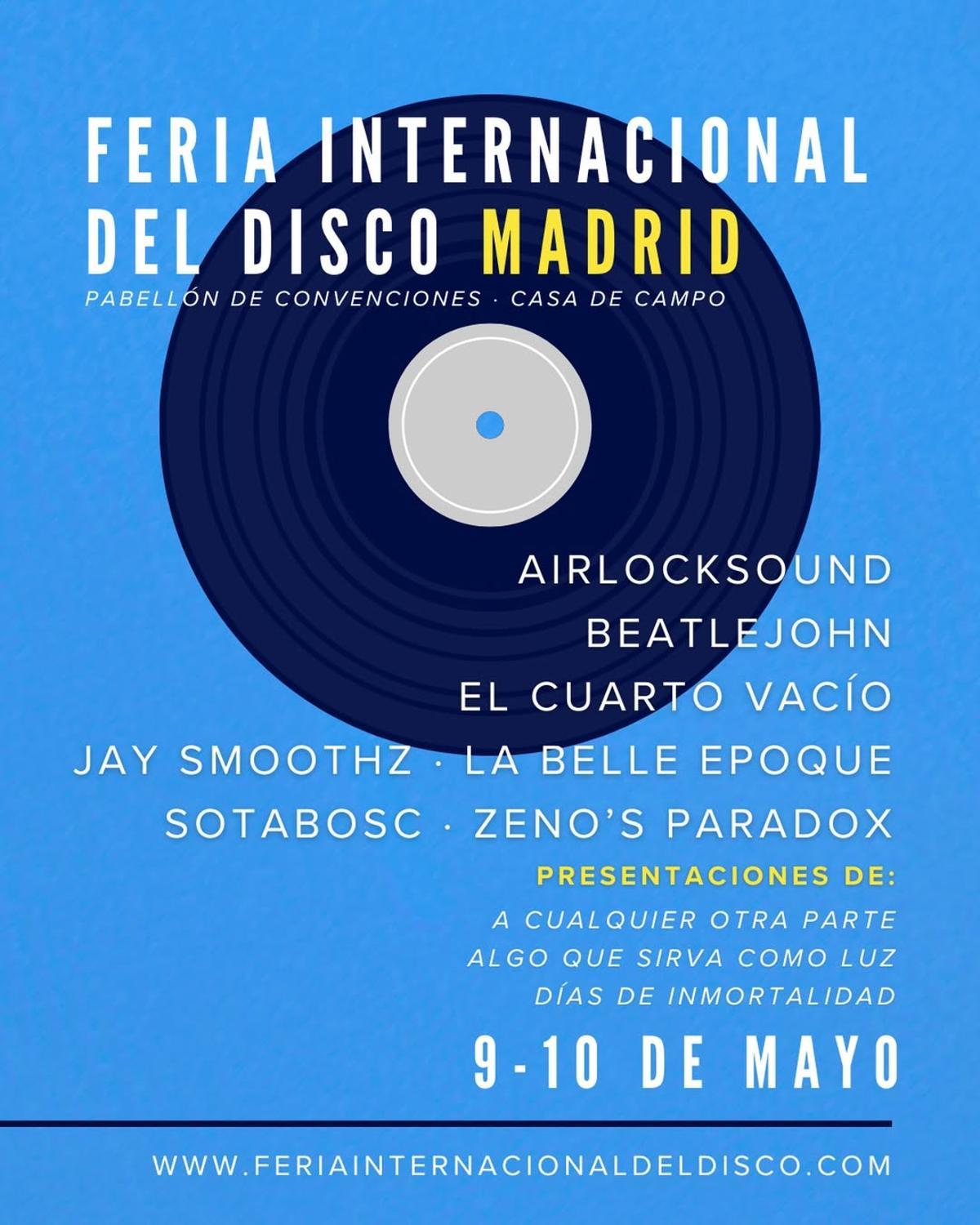La Feria Internacional del Disco seguirá su gira por España con fechas en Bilbao y Mallorca