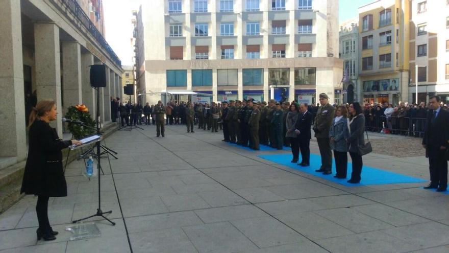 Acto de homenaje a los militares zamoranos  José Carlos Rodríguez y el brigada Alfonso Vega, fallecidos en Irak.