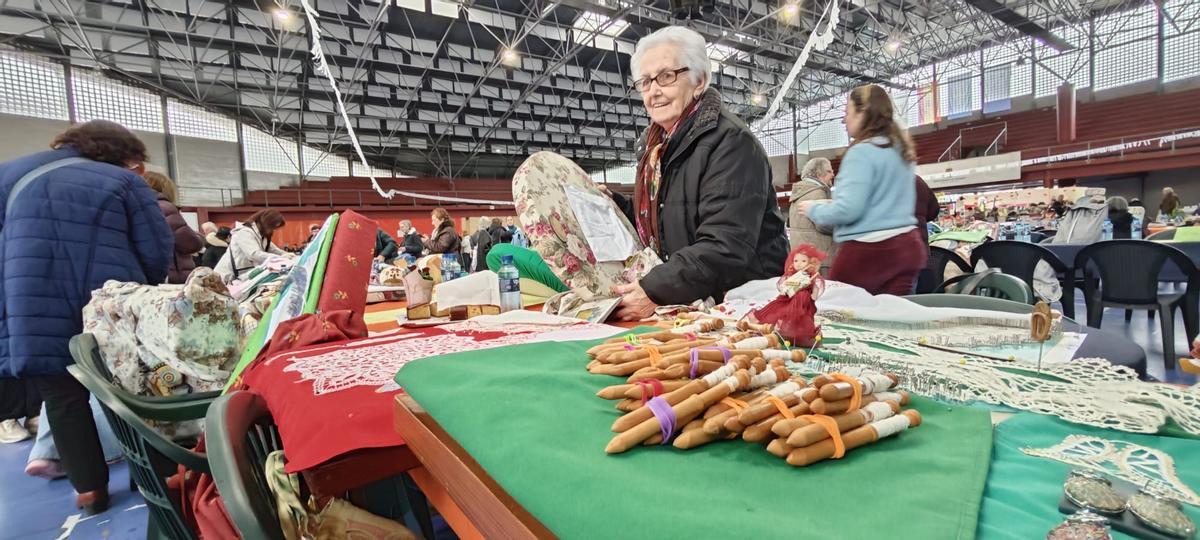 En imágenes: el séptimo encuentro de encajeras de Vegadeo
