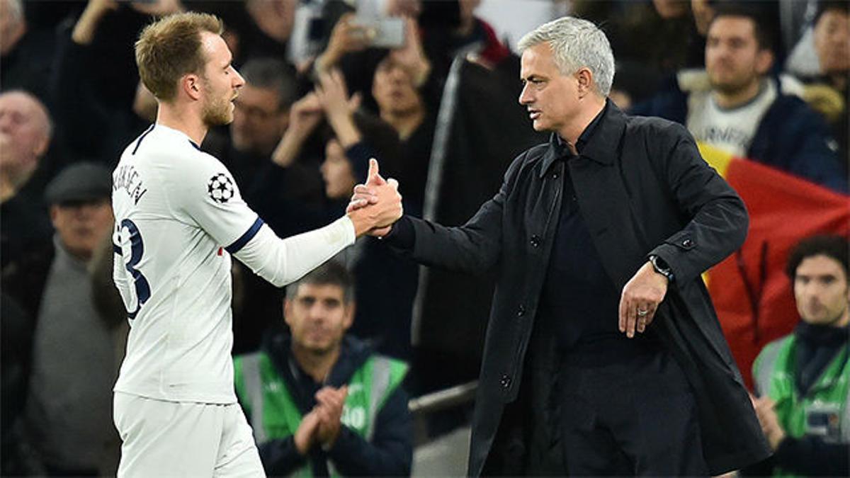 Mourinho: Lo único claro de Eriksen es que está libre a final de temporada