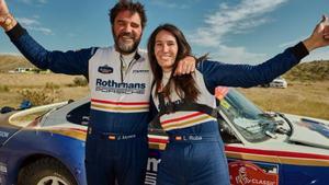 Juan Morera y Lidia Ruba durante el Rally Dakar 2024.