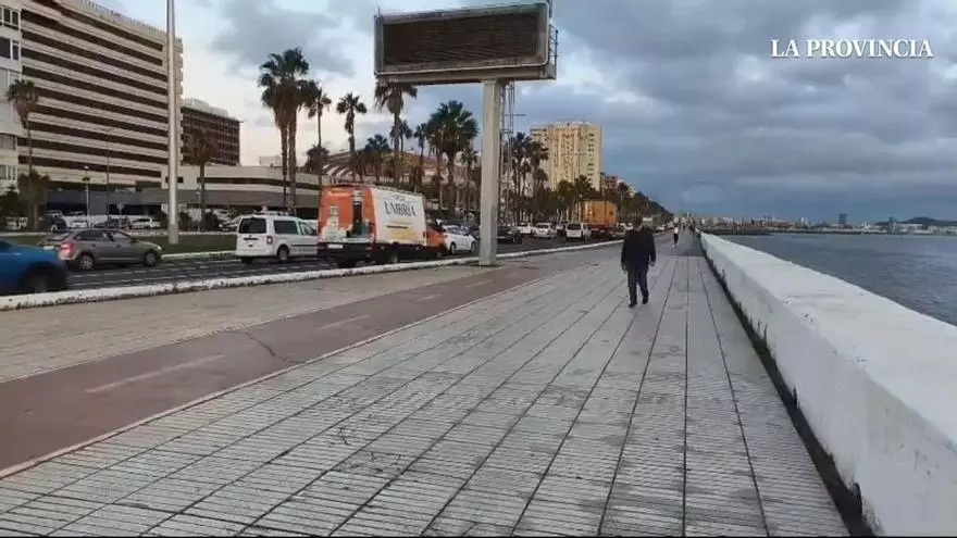 Colisión entre dos vehículos a la entrada de Mesa y López