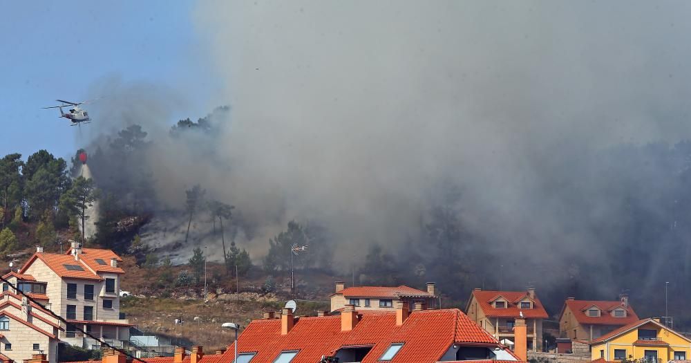 Incendio en Baiona