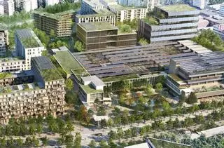 Un lago recuperado y seis plazas: un “jardín urbano” dinamizará el ‘ecobarrio’ de la Mercedes en Barcelona