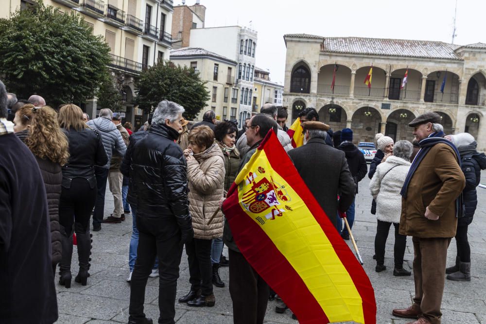 Concentración 'España Existe' de Vox Zamora.