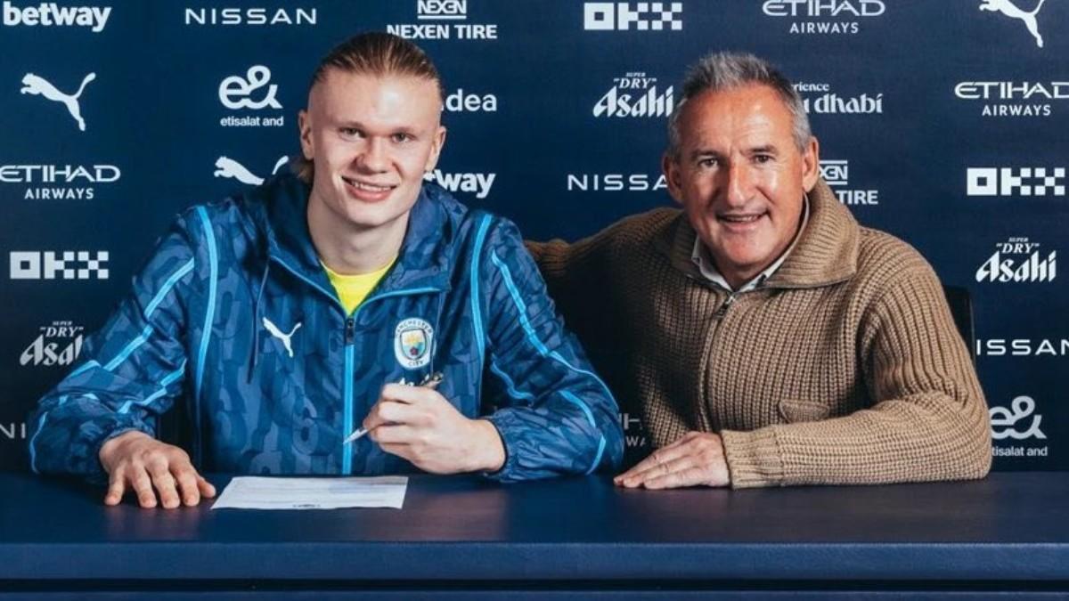 OFICIAL: Haaland renueva con el Manchester City hasta 2034