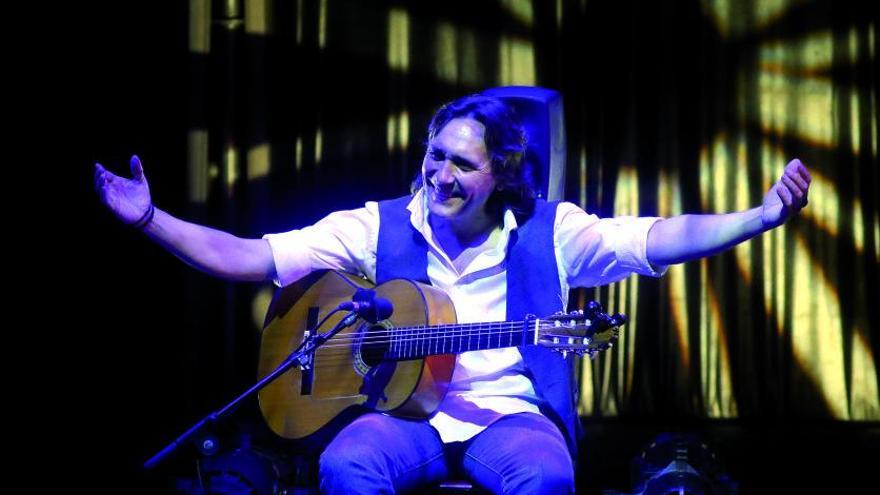 Concierto de Vicente Amigo celebrado en el Teatro de la Axerquía en 2018.