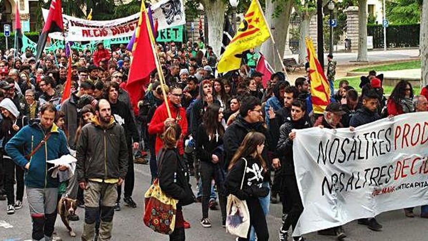 Manifestació del Primer de Maig a Manresa de l&#039;any passat