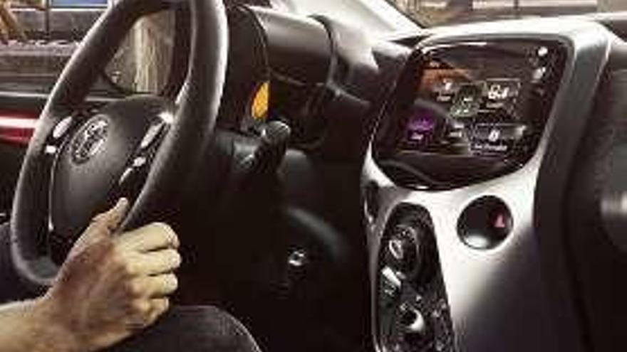 Interior del Aygo.