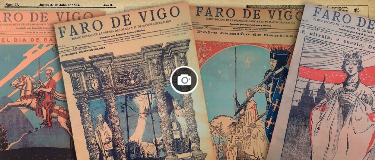 O Día de Galicia a través das portadas de FARO DE VIGO