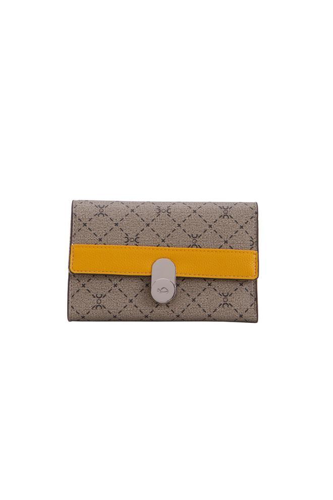 Carpisa: cartera con detalle mostaza