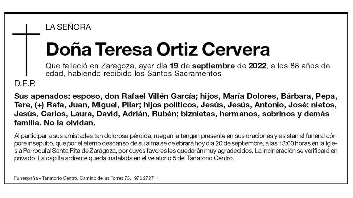 Teresa Ortiz Cervera