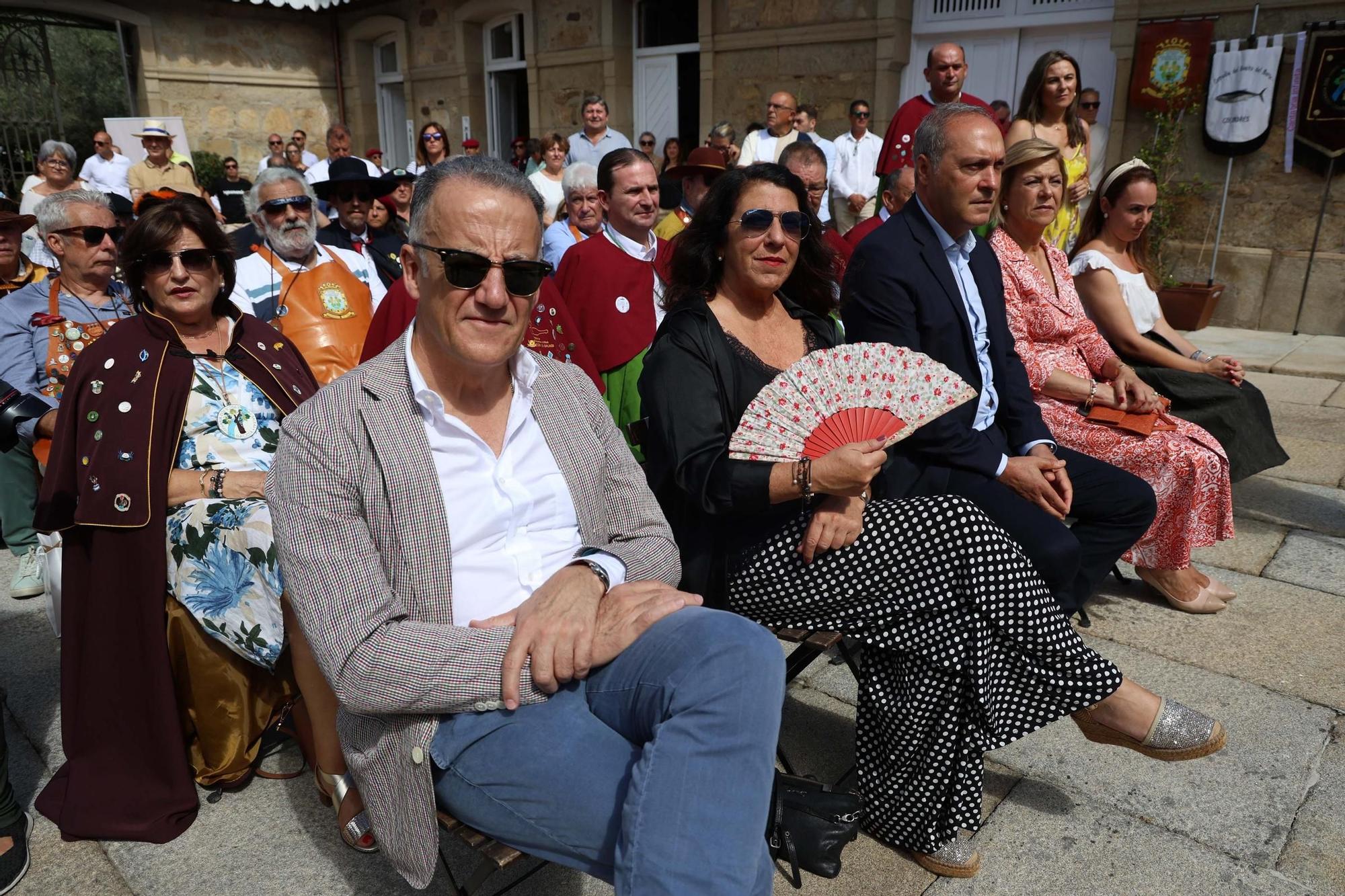 Un momento del XVII Capítulo da Orde da Ameixa de Carril.